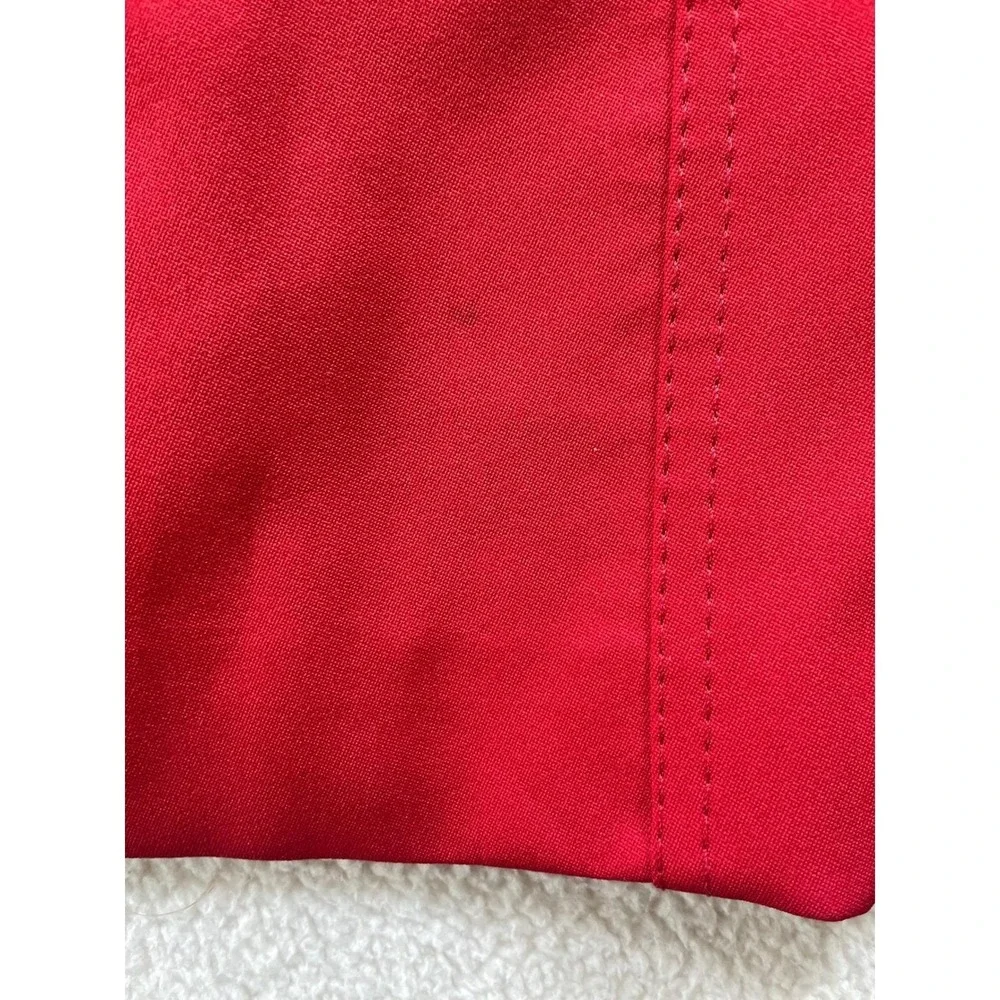 Vintage 60s Outer Banks Women Small Trench Coat Red Western‎ Yoke Rain Repellent